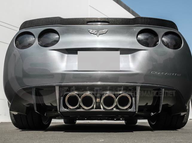 2005-2013 CORVETTE C6 | AGGRESSIVE STYLE REAR BUMPER DIFFUSER